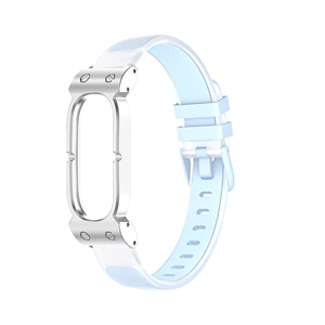 สายนาฬิกาซิลิโคนใสแบบเปลี่ยนได้สำหรับกีฬา  สำหรับ Google Fitbit Air  รุ่น OEM  ตัวเรือนโลหะแบบหนาพิเศษ - Product Image 6