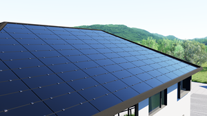 กระเบื้องหลังคาซิลิคอนโมโนคริสตัลไลน์ SANGNI BIPV แผงโซลาร์เซลล์แบบ N-Type HJT พร้อมเทคโนโลยี Perc ดีไซน์แบบสองหน้า รุ่น F-6H - Product Image 1