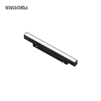 MT4200520 Sistema de Iluminación Magnética Inteligente Moderno de 48V, Perfil Delgado LED de 10-40W con Alto CRI90, 120 °   Oficina de Amplio Espacio
