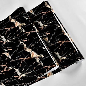 Patrón <span class=keywords><strong>de</strong></span> mármol resistente al calor y al aceite papel tapiz <span class=keywords><strong>de</strong></span> PVC impermeable Película autoadhesiva <span class=keywords><strong>para</strong></span> decoración del hogar película protectora <span class=keywords><strong>de</strong></span> mármol - Product Image 4