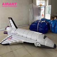 Avion gonflable pour événements et décoration, modèles de fusées gonflables suspendus pour exposition