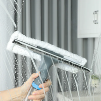 Nettoyeur pulvérisateur multifonctionnel pour vitres de salle de bain et brosses de nettoyage avec raclette pour la maison et la voiture