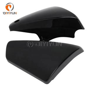 Accesorios para Motocicleta, Cubierta Lateral de Batería Negra de ABS para <span class=keywords><strong>Kawasaki</strong></span> <span class=keywords><strong>Vulcan</strong></span> <span class=keywords><strong>900</strong></span> VN900 Classic <span class=keywords><strong>Custom</strong></span> 2006-2020 - Product Image 2