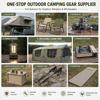 Tente gonflable Zentopia Desert Camouflage 17,28 m², une chambre, un salon, trois fenêtres de toit, camping familial, glamping, OEM, ODM