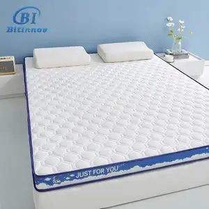 Bitinv Luxe Anti-acariens reine importation king size latex gel lit pliant mousse camping protège-matelas 10 pouces