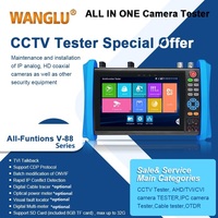 Nouveau testeur de caméra IP IPS WANGLU 7 pouces série V86 testeur de vidéosurveillance moniteur OLED résolution 1280*800