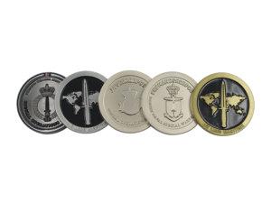 Sélectionnez des jetons de défi personnalisés par sublimation avec finition argent antique pour souvenirs et événements d'équipe - Product Image 5