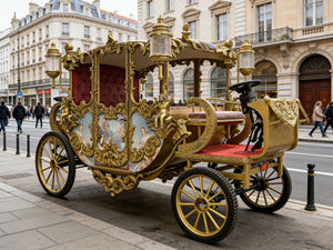 Vente en gros de calèche de mariage Cendrillon, calèche royale électrique, calèche de tourisme idéale pour l'Arabie Saoudite - Product Image 2