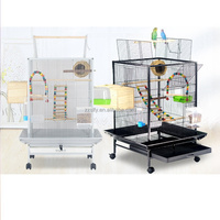 Cage à Oiseaux Grande Taille Bonne Vente en Métal Volière Perroquet Perruche Canari Durable en Fil de Fer pour Animaux Domestiques Cages et Maisons à Vendre
