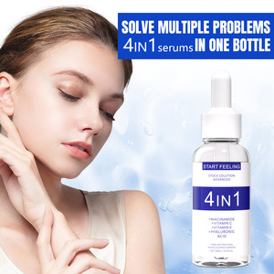 Suero Facial Multi-Péptidos 4 en 1 con Niacinamida, Vitamina C, Ácido Hialurónico y Vitamina E, Antiarrugas e Iluminador para Todo Tipo de Piel, Uso Doméstico - Product Image 2