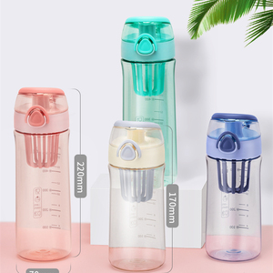 Bouteille d'eau à rabat en plastique, pour boisson, en tritan, ecozeur, 700 ml, avec bec rabattable, sans BPA, pour la gymnastique, la randonnée et les voyages - Product Image 2