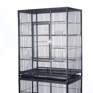 Vente chaude Facile à Installer Grande Capacité Fil Étanche Perroquet <span class=keywords><strong>Cage</strong></span> À Oiseaux Volière Villa De Luxe Grille Verticale Boîte D'élevage - Product Image 6