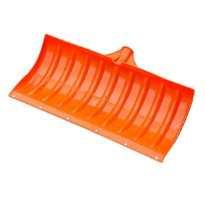 Versterkte sneeuwschuif met houten steel, 45 graden bladhoek, 50cm bladlengte - duurzaam duwgereedschap voor sneeuwruiming - Product Image 1