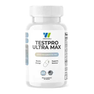 Suplementos de ervas naturais para homens Cápsulas de extrato de ervas daninhas Tribulus Terrestris Maca Tongkat Ali Root e Cabra Horny