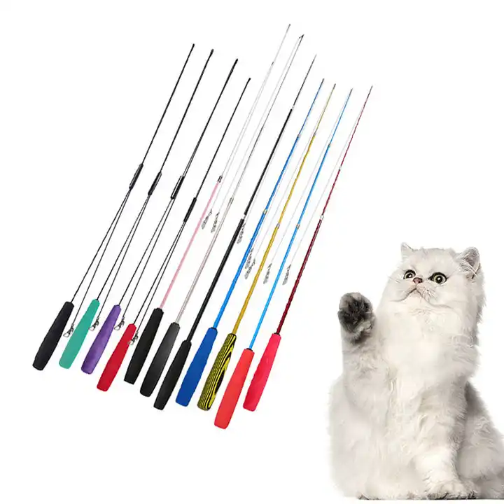 Telescopic Fishing Rods Cat, Telescopic Sticks Cat Toys