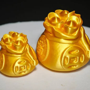 Lucky Treasure Basin 3D <b>Printed</b> Feng Shui Craft Wealth Attracting Ornament Prosperity Entrance <b>Hall</b> Home Decoration - Product Image 4