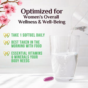 Multivitamines pour femmes en gélules molles, sans gluten, formule scientifique pour soutenir l'immunité et l'énergie naturelle, OEM/ODM, échantillon disponible. - Product Image 2