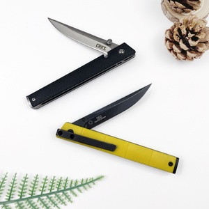 Couteau pliant direct d'usine 8GR13MVO acier ABS poignée auto-défense EDC outil tactique couteau de chasse pince de ceinture - Product Image 4