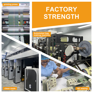 Bolsa de Embalaje de Alimentos con Cierre Hermético, Personalizada, de Plástico y Aluminio, con Cierre Ziplock, para Alimentos Secos, Frutos Secos, etc. - Product Image 3