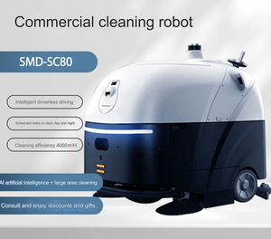 Máquina Robótica de Limpieza de Pisos SC80, Barredora Automática, Robot Industrial Inteligente Comercial - Product Image 2