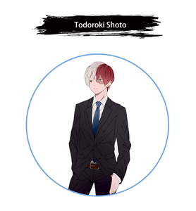 Pelucas sintéticas de <span class=keywords><strong>Cosplay</strong></span> de My Hero Academia, peluca de <span class=keywords><strong>Cosplay</strong></span> Todoroki <span class=keywords><strong>Shoto</strong></span> - Product Image 2