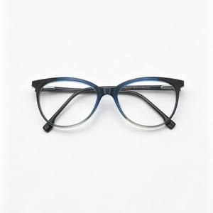 Montures de lunettes PC légères œil de chat, montures de lunettes à bordure complète dégradée, lunettes optiques tendance pour la myopie sur <span class=keywords><strong>ordonnance</strong></span> - Product Image 3