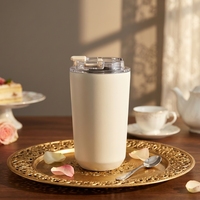 Mug de bureau isotherme en acier inoxydable à double paroi avec logo personnalisé, chauffe-bière par sublimation et bouteille alimentaire sous vide, thermos de qualité pour le bureau