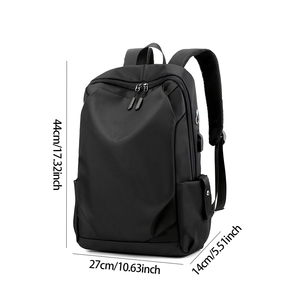 Sac à dos pour ordinateur à la mode, sac de voyage scolaire étanche, sac d'extérieur portable avec port de charge USB - Product Image 4