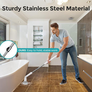 360 degrés poignée d'épurateur de rotation <span class=keywords><strong>électrique</strong></span> pour laver les outils de nettoyage de sol de carrelage - Product Image 4