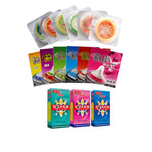 Hot Sale Männliche Penis Kondom Spike Kondome Super Dünne Real Touch Vagina Stimulation Natur latex Männliche Kondome - Product Image 1