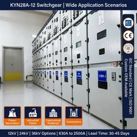 Appareillage de commutation à montage central KYN28 12kV, isolation fiable personnalisée IP4X pour les systèmes électriques des bâtiments commerciaux
