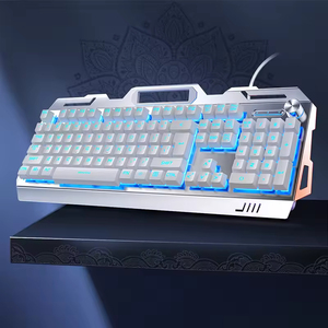 Nuevo Combo de Teclado Mecánico RGB con Retroiluminación, Mouse y Auriculares con Cable para Juegos de Escritorio, 104 Teclas - Product Image 5