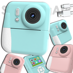 SourcingArk Kids <b>Camera</b> 1080P Instant <b>Print</b> <b>Camera</b> for Kids Toys Boys Girls Funny Selfie Digital <b>Camera</b> Mini Printer Q10 - Product Image 1