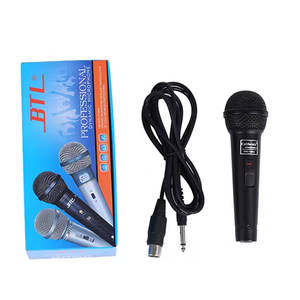 Micrófono vocal cardioide profesional personalizado, micrófono con cable negro, micrófono de mano, comunicación dinámica, micrófono de Karaoke - Product Image 6
