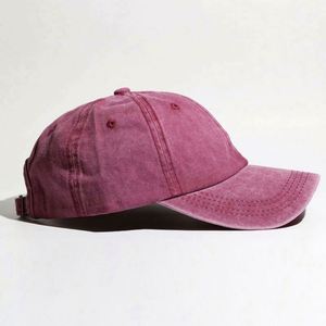 Gorra de Béisbol Personalizada de Seis Paneles, 100% Algodón Lavado, con Cola de Caballo, Unisex, Suave, Deportiva, para Deportes Comunes, Venta al Por Mayor - Product Image 3