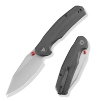 Couteau pliant de poche TRIVISA Hornet Pro-BM EDC pour hommes, lame 14C28N, manche en Micarta avec clip, survie, camping en plein air, chasse