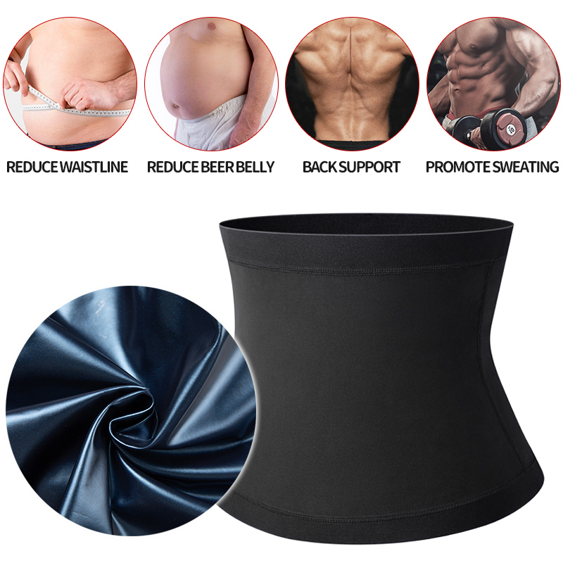 ZOYIAME Mens Shaper Double Compression Tighten Sauna Sweat Workout Waist Belt