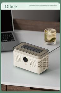 Machine à glaçons compacte de bureau, mini-machine à glaçons portable pour la maison, le dortoir, le bureau, le <span class=keywords><strong>camping</strong></span>, la voiture, bac à glaçons automatique - Product Image 6