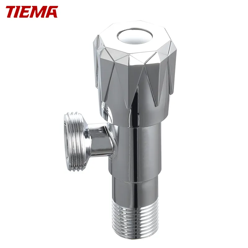 Tiema 201 thép không gỉ 1/2 "vòi nước kiểm tra van điều khiển góc van