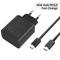 Cargador de Pared Compacto HNT al por Mayor, 45W, Puerto USB-C de Carga Rápida con PD3.0 PPS para Teléfono Samsung, Laptop y Más, Más Ecológico
