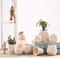 Décoration d'intérieur, fournitures de jardin, pots à fleurs en porcelaine émaillée pour l'intérieur et l'extérieur, trou de drainage, soucoupe, personnalisable, jardinière moderne de luxe