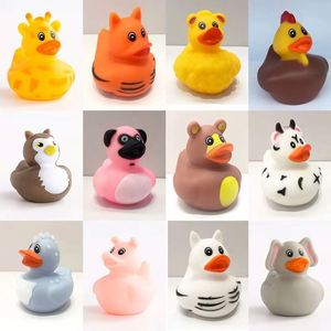 2 Inch Ducks Calendar Rubber Ducky <b>Bath</b> Toy Creative Christmas Gifts - Product Image 5