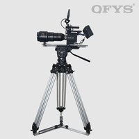 QFYS-parça tekerlek kamera dolly video aksesuarları ve profesyonel seviye kamera tripodu