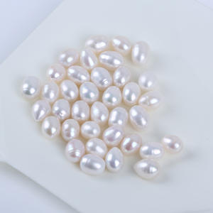 Perlas de Agua Dulce Naturales al por Mayor, Forma de Arroz, 8-9 mm, Partículas Dispersas para Anillos y Pendientes Hechos a Mano, Colores Surtidos - Product Image 2