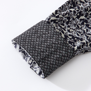 Elegante Camisa de Popelina con Botones para Hombre, Estilo Casual de Otoño, 100% Algodón Ecológico, Estampado Digital para Uso Diario y de Descanso - Product Image 6