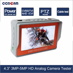 CCDCAM 1080P AHD + CVBS Analogy Free Shipping Portable <span class=keywords><strong>Wrist</strong></span> 4.3 "LCD <span class=keywords><strong>CCTV</strong></span> Camera Test Monitor <span class=keywords><strong>Tester</strong></span> - Product Image 1