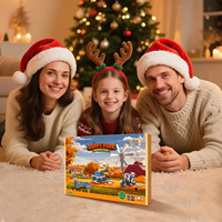 Kit d'apprentissage STEM Makerzoid Happy Farm-02, jouet de construction robot en ABS, 5 à 7 ans, 580 pièces, thème animalier, unisexe