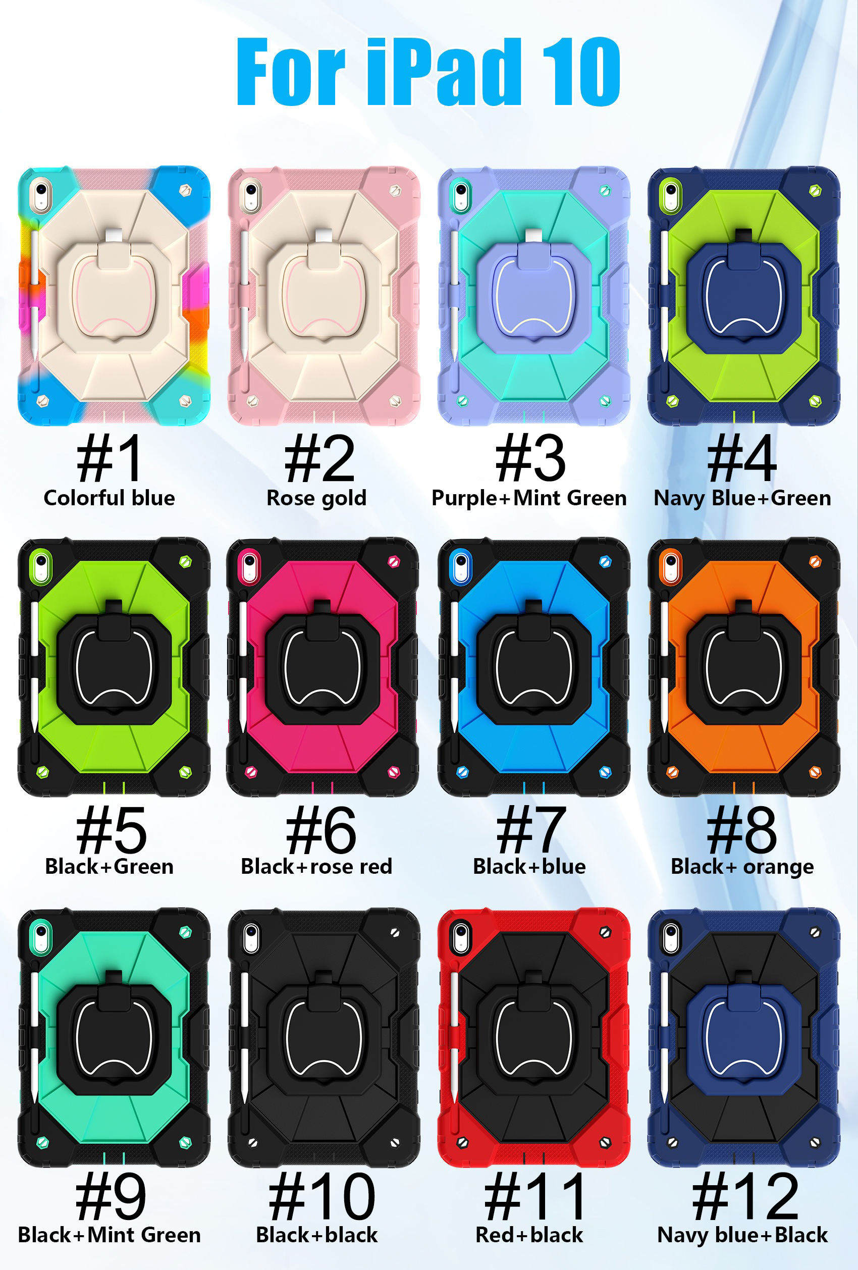 pour iPad 10e 10.9 (2022)