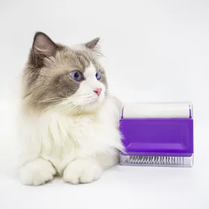 Offre Spéciale d'autres produits pour animaux de compagnie brosse d'autocollant de toilettage pour animaux de compagnie 2 en 1 peigne enlève la brosse de chat de chien de compagnie