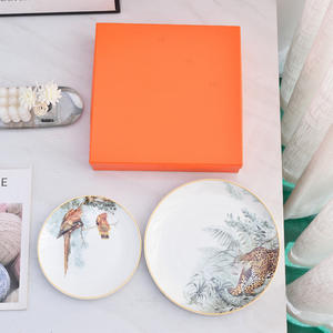 Juegos de platos nórdicos simples de porcelana de hueso de 2 piezas, platos y platos a precio de fábrica - Product Image 5